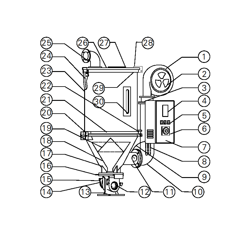 Бункерная сушилка