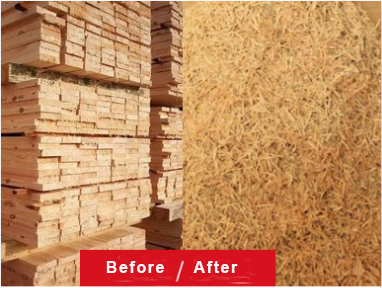 Двойной вал измельчитель 应用