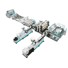 Экструзионная линия для производства водостойких рулонных композитных материалов с высоким содержанием полимеров